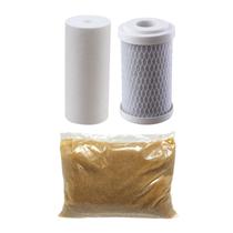 Kit Refil Deionizador 3 Estágios 5 Polegadas Resina MB400 - 400g