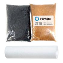 Kit Refil Deionizador 3 Estágios Carvão PP Resina MB400