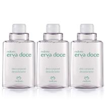 Kit Refil Desodorante Corporal Erva Doce - 3 un. de 100 ml Kit Refil Desodorante Corporal Erva Doce - 3 un. de 100 ml