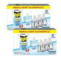 Kit Refil Elétrico Raid Family Pague 4 Leve 6 32,9ml Cada Cx
