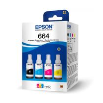 Kit Refil Epson T664 Colorido Original Ecotank T664520