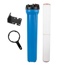 Kit Refil Filtro Água Pura Plissado Absoluto 0.22 Micras Azul Kit Refil Filtro Água Pura Plissado Absoluto 0.22 Micras Azul