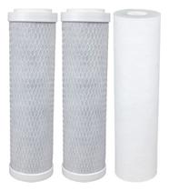 Kit Refil Filtro Fabricação De Bebida Artesanal Tira Cloro Branco Kit Refil Filtro Fabricação De Bebida Artesanal Tira Cloro Branco