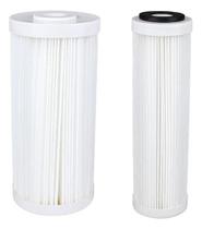 Kit Refil Filtro Plissado Lavável Slim E Big 10'' Micra 5 Branco