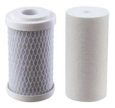 Kit Refil Filtros 5 Polegadas Polipropileno E Carvão Block