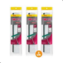 Kit Refil Mop Limpa Vidros Noviça 3 Unidades