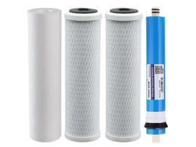 Kit Refil Osmose Reversa Consumo 290 l/dia Membrana 75gpd