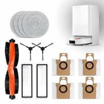 Kit Refil para Robo Aspirador Xiaomi X20 Pro X20 Max Pano mop filtro hélice coletor de pó