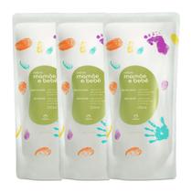 Kit Refil Sabonete Líquido Natura Mamãe e Bebê 200ml - 3 unidades