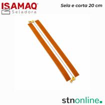 Kit Refil Sela e Corta de 20cm Teflon Fio Niquel para Seladoras Manual e Pedal Isamaq