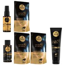 Kit Refil Sh Cond Másc 250Ml + 3 Itens Haskell Cavalo Forte