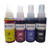 Kit refil tinta aston compatível 664 4 cores