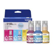 Kit Refil Tinta Brother BTD1003PK 3 Cores Ciano/Magenta/Amarelo