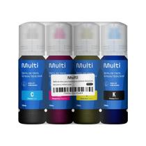 Kit refil tinta multilaser t504/544 4 cores