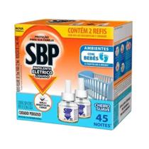 Kit Refis SBP Para Repelente Elétrico Cheiro Suave Com 2 32,9ml