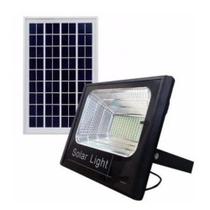 Kit Refletor 50W + Painel Solar Led Branco Frio IP66 - JORTAN