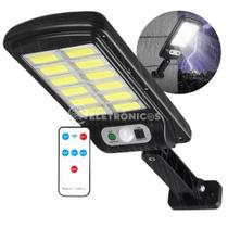 KIT Refletor Luminária Solar LED 600W Sem Fio Com Sensor de Presença e Controle Remoto LKY0018A