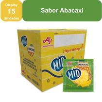 Kit Refresco em Pó MID Sabor Abacaxi Com 15 Unidades de 20g