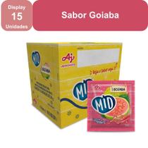 Kit Refresco em Pó MID Sabor Goiaba Com 15 Unidades de 20g