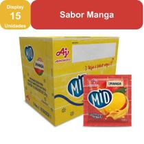 Kit Refresco em Pó MID Sabor Manga Com 15 Unidades de 20g
