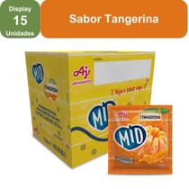Kit Refresco em Pó MID Sabor Tangerina Com 15 Unidades de 20g