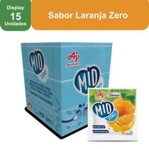 Kit Refresco em Pó MID ZERO Sabor Laranja Com 15 Unidades de 10g Kit Refresco em Pó MID ZERO Sabor Laranja Com 15 Unidades de 10g