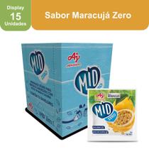 Kit Refresco em Pó MID ZERO Sabor Maracujá Com 15 Unidades de 8g
