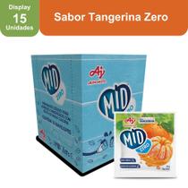 Kit Refresco em Pó MID ZERO Sabor Tangerina Com 15 Unidades de 10g