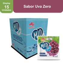 Kit Refresco em Pó MID ZERO Sabor Uva Com 15 Unidades de 8g Kit Refresco em Pó MID ZERO Sabor Uva Com 15 Unidades de 8g