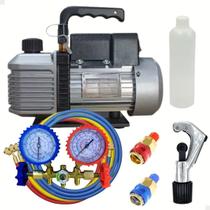 Kit Refrigeração Automotiva Bomba De Vácuo, Manifold, Engate Kit Refrigeração Automotiva Bomba De Vácuo, Manifold, Engate