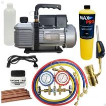 Kit Refrigeração Ferramentas Split Bomba De Vácuo 6 Cfm