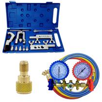 Kit Refrigeração Flangeador Manifold R22 1 Adaptador R410a Kit Refrigeração Flangeador Manifold R22 1 Adaptador R410a