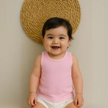 Kit Regata Camiseta Blusa Infantil Criança Malha Roupa Menina Tam 1 Algodão Kit 3 unidades Sortido Leve Verão Calor