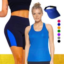 KIT REGATA DRY FIT + SHORT Leg Legging REDINHA Suplex + Viseira Dry Conjunto Fitness 1005 KIT REGATA DRY FIT + SHORT Leg Legging REDINHA Suplex + Viseira Dry Conjunto Fitness 1005