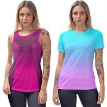 Kit Regata fitness Academia Camiseta dry ciclismo Musculação Treino