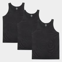 Kit Regata Hering C/ 3 Peças Masculina Kit Regata Hering C/ 3 Peças Masculina