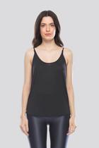 Kit Regata Lara Crepe - Preto + Branco Kit Regata Lara Crepe - Preto + Branco