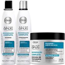 Kit Regeneração Completa Sh 350Ml + Cond 350Ml + Masc 400G