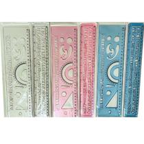 Kit Régua e Normografo2 Unidades 30cm - Win Paper / WX Gift Kit Régua e Normografo2 Unidades 30cm - Win Paper / WX Gift