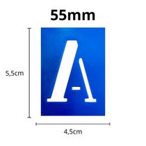 Kit Régua Letras e Números Vazados Tamanhos Material Escolar Kit Régua Letras e Números Vazados Tamanhos Material Escolar