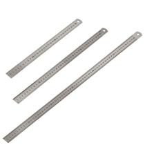 Kit Réguas Escala de Aço Inox Dupla Graduação 30-40 e 60cm 3 Peças Kit Réguas Escala de Aço Inox Dupla Graduação 30-40 e 60cm 3 Peças