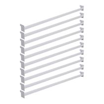 Kit Réguas Para Gondola 91Cm - Sa Gondolas 10 Unidades