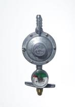 kit regulador com manômetro+mangueira de borracha 4mm x 1,50 mt+abraçadeiras