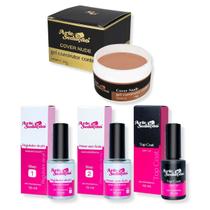 Kit Regulador Ph + Primer + Top Coat+ Gel Control Cover Nude Kit Regulador Ph + Primer + Top Coat+ Gel Control Cover Nude