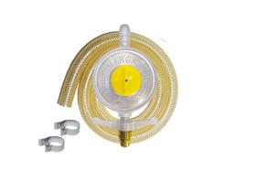 Kit Regulador Registro Gás 2Kg + Mangueira 3M + Abraçadeira Kit Regulador Registro Gás 2Kg + Mangueira 3M + Abraçadeira