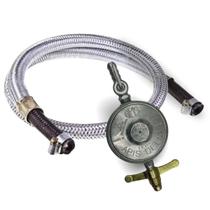 Kit Regulador Registro Gás Delta 1kg 325504 2m Mangueira