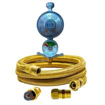 Kit Regulador Rosca Imar Visor Mangueira Tubocobre alta temperatura 1 metro
