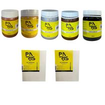 Kit Reinos Metálicos 250ml 5 Tintas + 2 Telas para pintura 15x20 Kit Reinos Metálicos 250ml 5 Tintas + 2 Telas para pintura 15x20