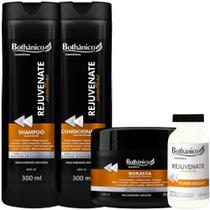Kit Rejuvenate Excellens Shampoo + Cond 300ml + Máscara 250g + Power Resgat 16ml Bothanico Kit Rejuvenate Excellens Shampoo + Cond 300ml + Máscara 250g + Power Resgat 16ml Bothanico