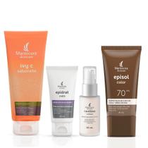 Kit Rejuvenescimento Dia c/ Reviline Retinol Sérum + Episol Color base - Tom 4 Méd Esc Kit Rejuvenescimento Dia c/ Reviline Retinol Sérum + Episol Color base - Tom 4 Méd Esc